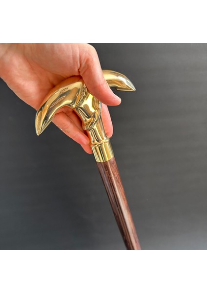 Pirinç Çapalı Baston Günlük Kullanıma Uygun Çok Sağlam Çok Şık modelleri