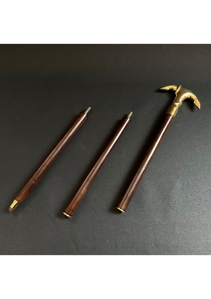 Pirinç Çapalı Baston Günlük Kullanıma Uygun Çok Sağlam Çok Şık indirimleri