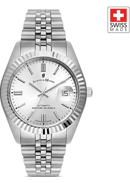 Inspıratıon JWG04205 (Sellita SW200-1, 26 Jewels Otomatik Mekanizmalı, Swiss Made) Erkek Kol Saati