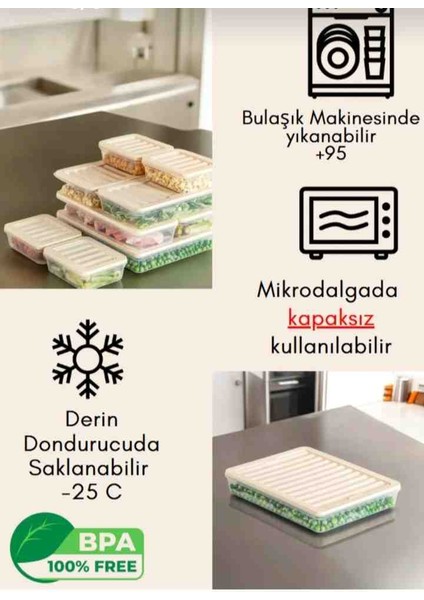 Saklama Kabı buzdolabı organizer set difriz uyumlu saklama kabı