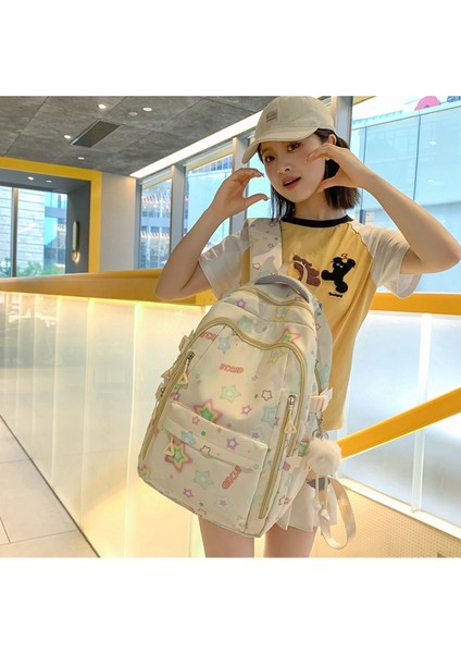 Yüksek Görünümlü Öğrenci Okul Çantası, Rahat ve Çok Yönlü Sırt Çantası, Yeni Öğrenci Çantası, Öğrenci Okul (Yurt Dışından) indirimleri