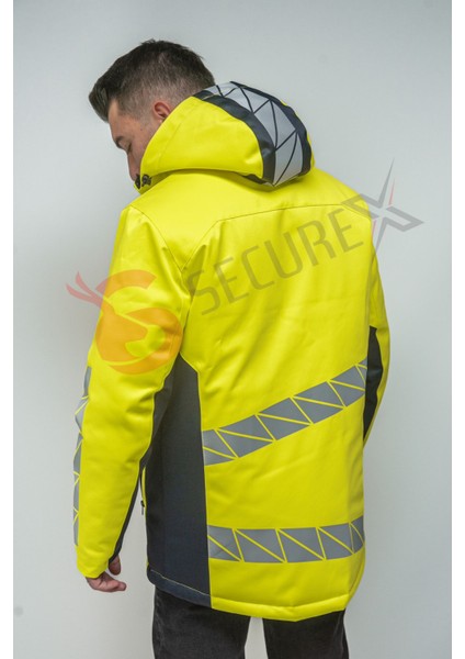 Hi-Vis Kışlık Yönetici Montu Reflektörlü