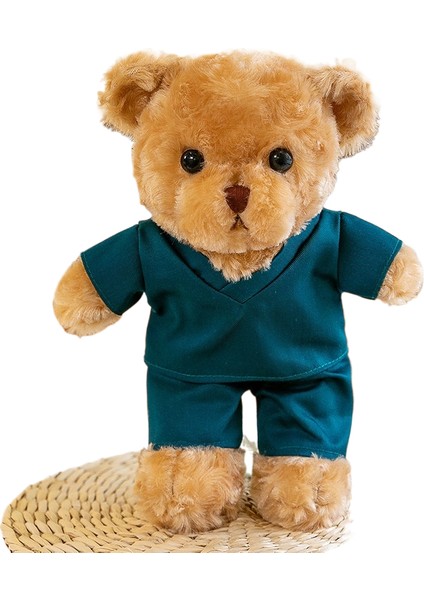 30CM Ayı Bebek Doktor Hemşire Üniforması Peluş Oyuncak (Yurt Dışından)