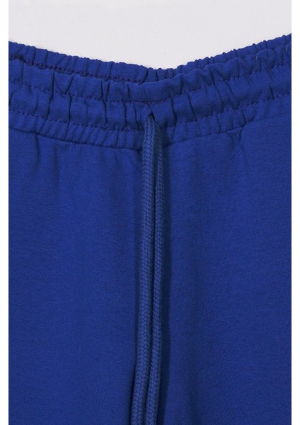 Team College Baskılı Saks Renk Erkek Çocuk Eşofman Tek Alt modelleri