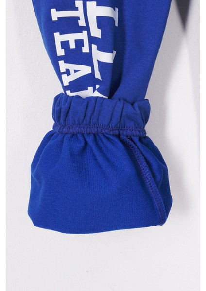 Team College Baskılı Saks Renk Erkek Çocuk Eşofman Tek Alt indirimleri