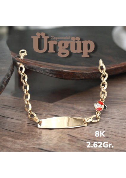 8 Ayar 2.62 Gram Altın Çocuk Bilekliği