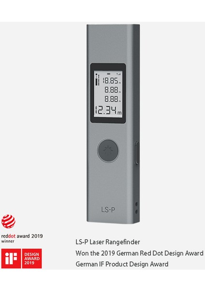 Duka 40M Lazer Mesafe Ölçer Ölçüm Hassas Flaş Şarjlı Taşınabilir El Tipi Mesafe Ölçer Mı Seviye Lazer Mesafe Ölçer (Yurt Dışından)