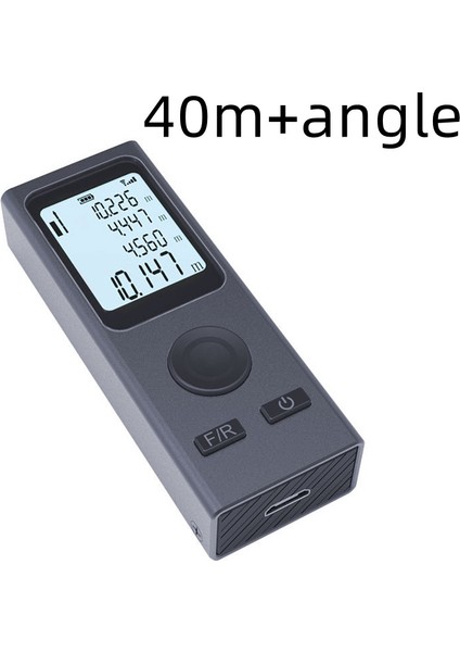 Lazer Mesafe Ölçer 25M 30M 40M 50M 60M Lazer Mesafe Ölçer USB Şarjlı Çok Fonksiyonlu Trena Lazer Mesafe Ölçer Ölçüm Aleti (Yurt Dışından)
