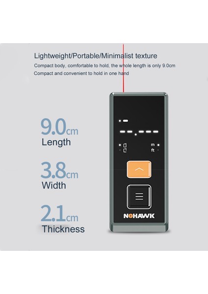 Xmsj Mini Lazer Mesafe Ölçer Kızılötesi Mesafe Ölçer Taşınabilir Elde Taşınabilir 40M 50M 70M 100M Lazer Dijital Ölçüm Aracı (Yurt Dışından) modelleri