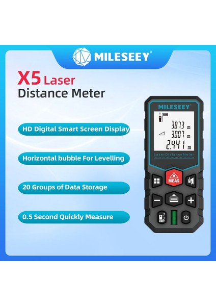 Mileseey X5 X6 S6 Yeni Model Lazer Mesafe Ölçer Alet Mesafe Ölçer Yüksek Hassasiyetli Alet Ev Dekorasyon Kitleri Için (Yurt Dışından) fiyatları