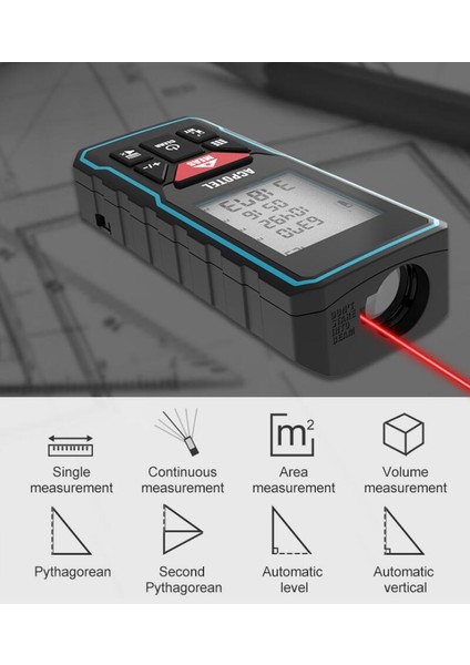 Mileseey X5 X6 S6 Yeni Model Lazer Mesafe Ölçer Alet Mesafe Ölçer Yüksek Hassasiyetli Alet Ev Dekorasyon Kitleri Için (Yurt Dışından) fırsatları