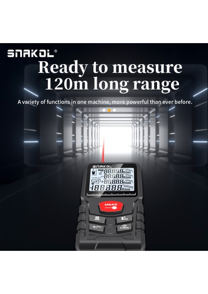Snakol Lazer Mesafe Ölçer 50M 70M 100M 120M Mesafe Ölçer Dijital Mesafe Ölçer Trena Rulet Cetvel Mesafe Ölçme Bant Aracı (Yurt Dışından) fırsatları