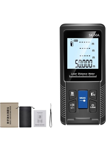 Akıllı Lazer Mesafe Ölçer Taşınabilir El Tipi 40M 50M 70M 100M 120M Dijital Mesafe Ölçer Cetvel Test Ölçüm Aracı Dropship (Yurt Dışından)