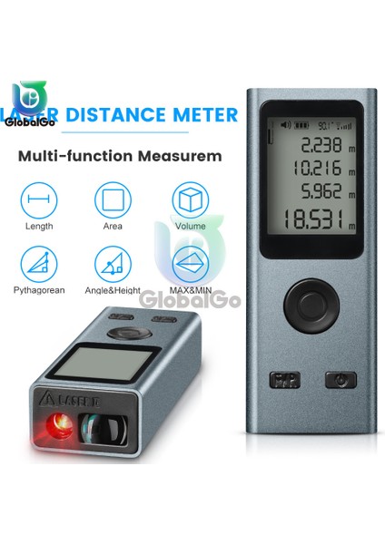 Taşınabilir Lazer Mesafe Ölçer Şarjlı Kızılötesi El Tipi Lazer Mesafe Ölçer 25M Lazer Dijital Mesafe Ölçer Bulucu Ölçüm Aracı (Yurt Dışından) fiyatları