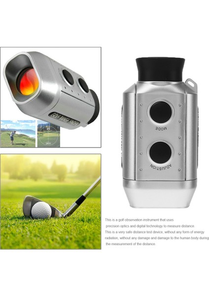 Dijital Optik Teleskop Lazer Golf Mesafe Ölçer Golf Kapsamı Yards Ölçer Açık Hava Mesafe Ölçer Mesafe Ölçer 7x Büyütme (Yurt Dışından)