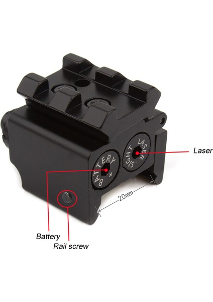 20MM Kırmızı Lazer Dış Mekan Taktik Yeşil Lazer Görüşü Çok Yönlü Ayarlanabilir Mühendislik Göstergesi Sismik Sinyal Işığı (Yurt Dışından) fiyatları