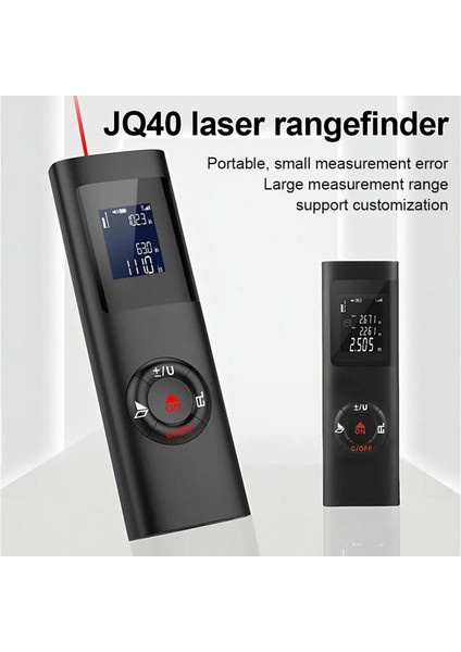 JQ40 Minyatür Lazer Mesafe Ölçer Dijital El Tipi Küçük Lazer Mesafe Ölçer Taşınabilir Mesafe Ölçer 40M 60M Lazer Mesafe Ölçer (Yurt Dışından)
