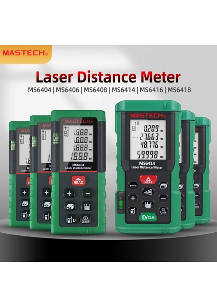 Mastech Lazer Mesafe Ölçer Kızılötesi Lazer Mesafe Ölçer El Tipi Mesafe Ölçer Ölçüm Cihazı Ölçüm Araçları (Yurt Dışından) fiyatları