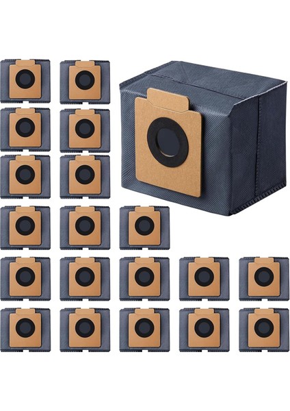 X10 Pro Omni X8 Pro Kendiliğinden Boşalan Istasyon Için 20 Paket Toz Torbası (Yurt Dışından) fiyatları