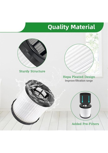 2 Paket DCV5801H Hepa Filtre DCV580H Için Uyumlu (Yurt Dışından)
