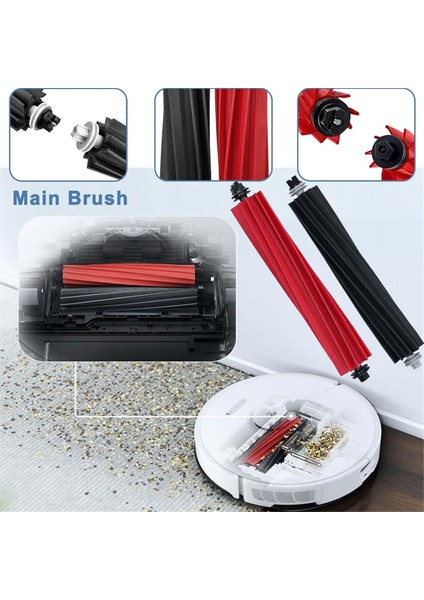 Q8 Max Q8 Max+ Q5 Pro Q5 Pro+ Ana Fırça Filtre Toz Torbası (Yurt Dışından) indirimleri