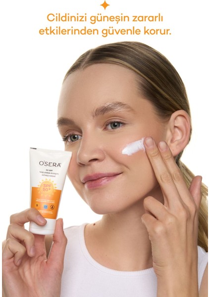 Spf 50 Yüksek Koruyucu Yüz Güneş Kremi 50 ml Anti-Aging