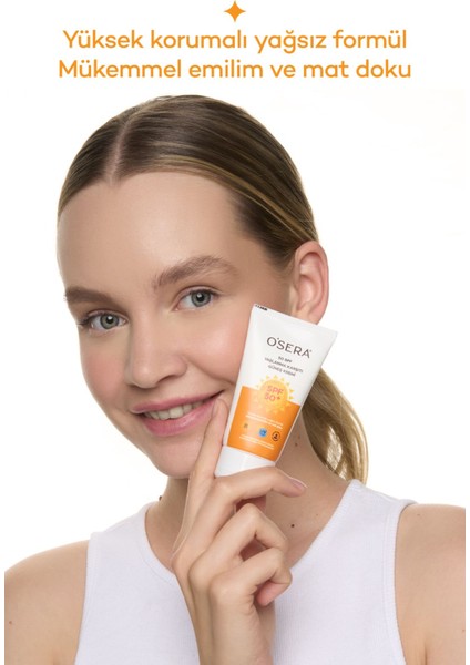 Spf 50 Yüksek Koruyucu Yüz Güneş Kremi 50 ml Anti-Aging