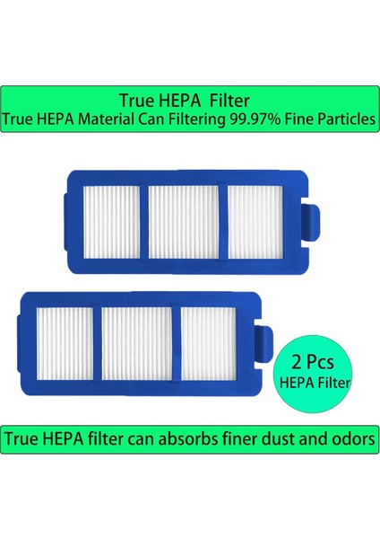 Temiz G40G40 Hybrid+ Ana Yan Fırça Hepa Filtre Paspas Bezi (Yurt Dışından)