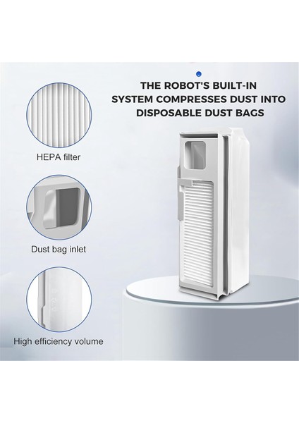 Freo x Ultra Robot Süpürge Için 4'lü Tek Kullanımlık Toz Torbası Paketi (Yurt Dışından)