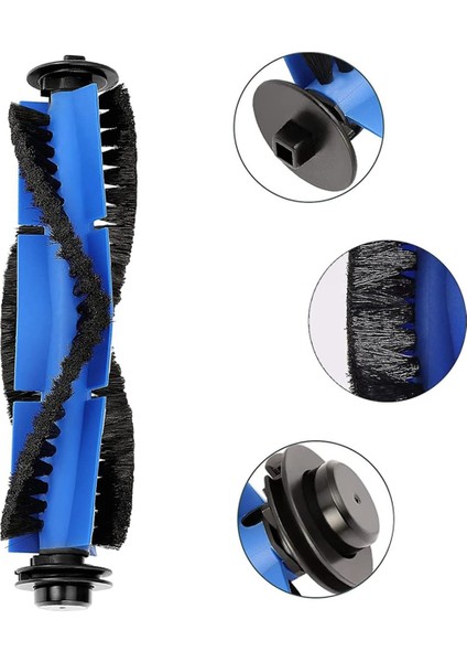 G40 Robot Süpürge Parçaları Ana Fırça + Ana Fırça Kapağı (Yurt Dışından)