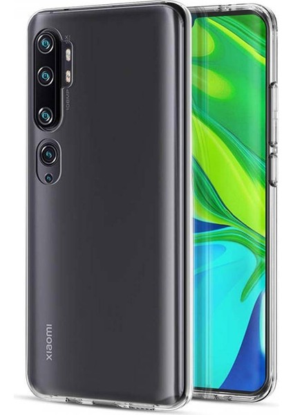 Xiaomi Mi Note 10 Pro Çift Taraflı Silikon Kılıf Şeffaf