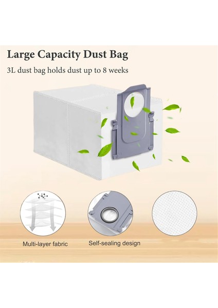 S8 Maxv Ana Yan Fırça Hepa Filtre Paspas Bezi Toz Torbaları (Yurt Dışından) fırsatları