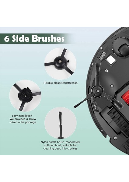 Q5 Pro Robot Süpürge Ana Yan Fırça Hepa Filtresi Için (Yurt Dışından) fırsatları