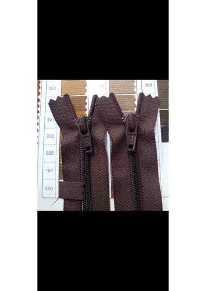 5 No Plastik Diş 30 cm 2 Ad Kahverengi Fermuar Ykk Fermuar fırsatları