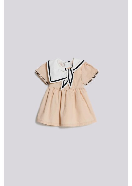 Bg Store Kız Bebek Bej Elbise