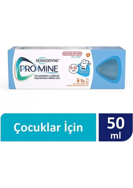 Promine 6-12 Yaş 50 ml - Yumuşak Diş Fırçası