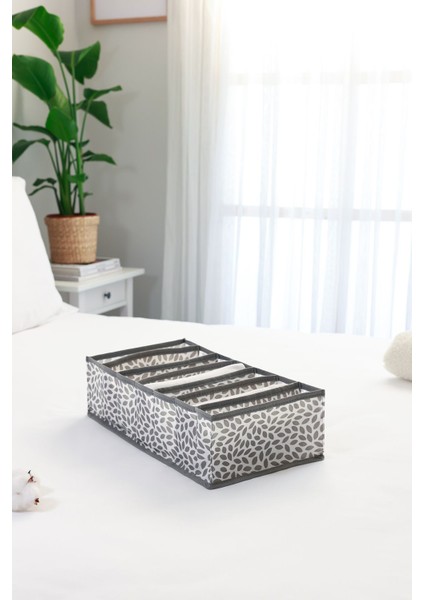 7 bölmeli dolap çekmece ıçi akordiyon tipi katlanır çamaşır düzenleyici organizer