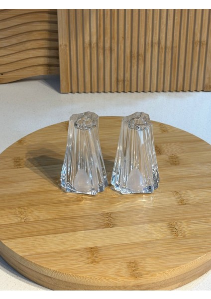 2'li Kristal Cam Tuzluk & Biberlik