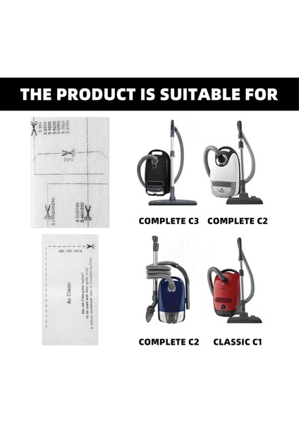 Tam S8340 S8360 C1 C2 C3 Için Elektrikli Süpürge Filtreleri (Yurt Dışından) indirimleri