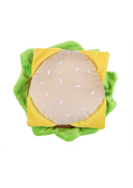 Peluş Hamburger Kedi & Köpek Oyuncağı