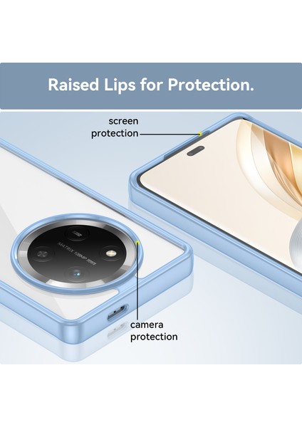 Huawei Honor X60 Pro Kılıf, Şeffaf Tasarımlı Darbeye Dayanıklı Telefon Kılıfı, Tampon Hibrit Şeffaf Kapak Huawei Honor X60 Pro (Yurt Dışından) modelleri