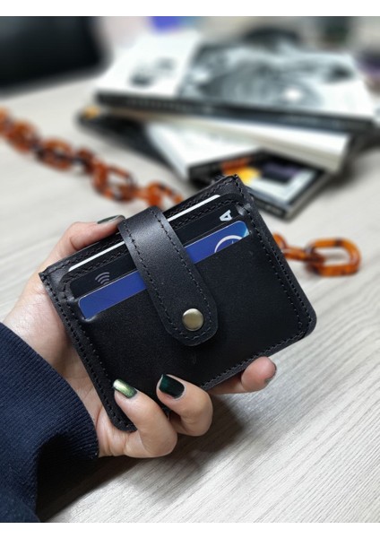 Deri Kredi Kartlık Cüzdan