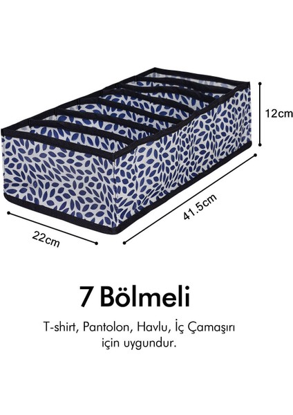 3'lü set dolap çekmece ıçi akordiyon tipi katlanır çamaşır düzenleyici organizer