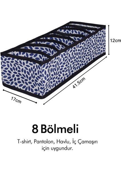 3'lü set dolap çekmece ıçi akordiyon tipi katlanır çamaşır düzenleyici organizer