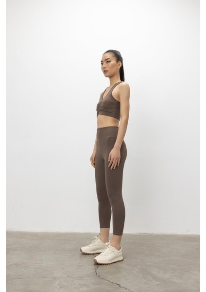 Önü Büzgülü Crop Bluz