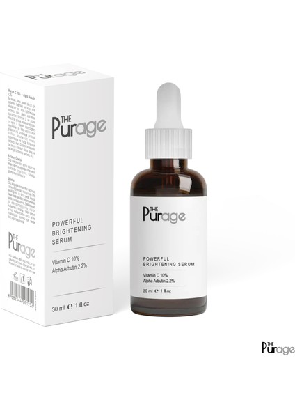 Powerful Brightening Serum (Vitamin C 10% Alpha Arbutin 2.2%) - Güçlü Aydınlatıcı Serum