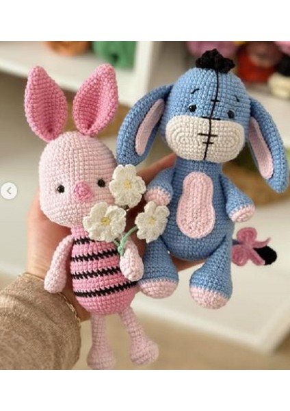 Winnie The Poohoyuncak Seti (Winnie+ Piglet+ Igor (Eeyore)+ Tiger) 20CM
