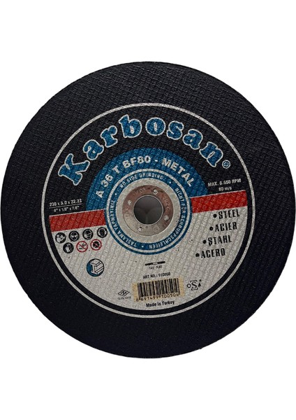 Metal Kesici Disk 230MM