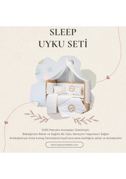 Sleep %100 Pamuk 10 Parça 60x120 CMBEŞİK Uyku Seti,bebek Uyku Takımı,anne Yanı Set fiyatları