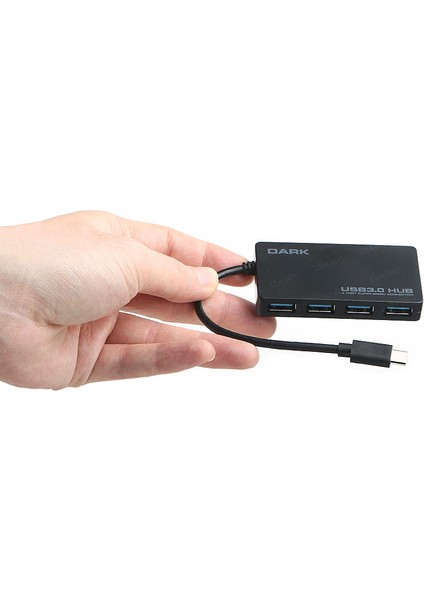 Connect Master U31X4 USB3.1 Type-C to 4 Port Type-A HUB (DK-AC-USB31X4)